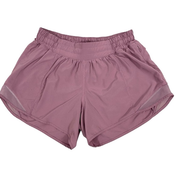 Lululemon Hotty Hot Short II *Long 4" Jubilee Mauve Pink Size 8 Long - Picture 1 of 15